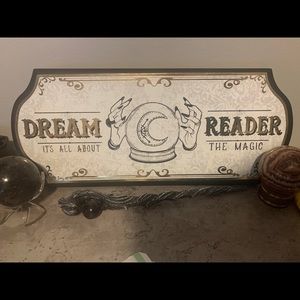 Dream Reading Table Plaque